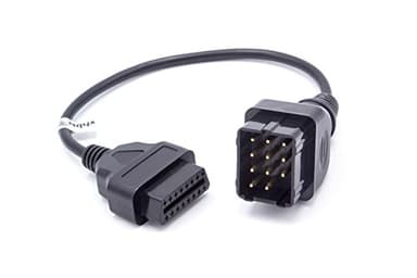 vhbw Adaptateur OBD1 11 Pin vers OBD2 Compatible avec Renault Automobiles - 30 cm