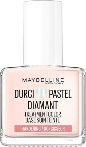 Maybelline New York - Vernis Soin des Ongles Durcissant - Ultra-Résistant - Formule Enrichie en Poudre de Diamant - Pastel - Durci Pastel Diamant - 12 ml