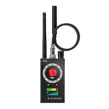 Anti-Espion Bug Détecteur, Détecteur RF sans Fil pour caméra dissimulée, GSM ÉCoute Device Finder Radar Radio Scanner Signal sans Fil Alarme, Version améliorée