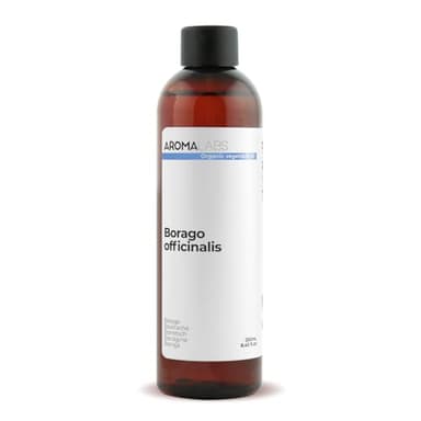 Bourrache BIO (Borago officinalis) - 250 mL - Huile Végétale Vierge et Certifiée AB - Santé articulaire - Aroma Labs - Made in France