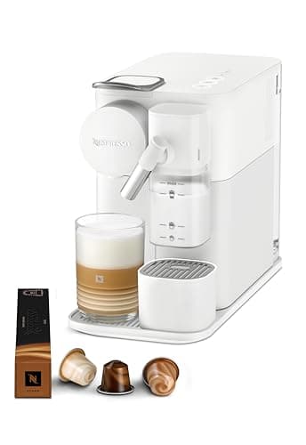 De'Longhi Nespresso Lattissima One Evo EN510.W, Machine a Café Capsule, Expresso et Cappuccino, 1450W, Blanc