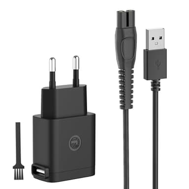 5V Tondeuse Chargeur Compatible avec Philips OneBlade QP2734 QP2724 QP2824 QP2834 QP4631 One Blade Philipp, USB Adaptateur Secteur AVCE Cable 1m pour Rasoir