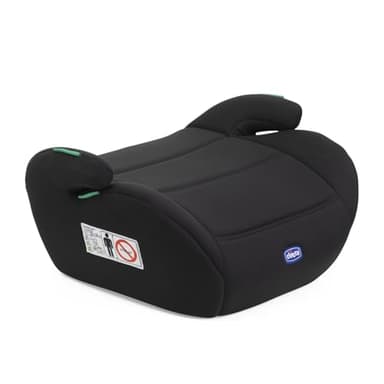 Chicco Quasar i-Size, Siège Auto Enfants 7-12 Ans (126-150 cm), Poids 23-36 kg, Groupe 3, Facile à Installer avec Ceinture à 3 Points du Véhicule, Accoudoirs Rembourrés et Siège Confortable, Noir