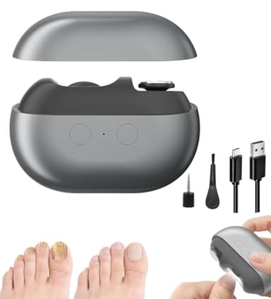 2026 Nouveau Coupe-ongles Facile à utiliser Fanyil, Coupe-ongles intelligent facile à utiliser pour les personnes âgées, outil de soin des ongles électrique avec lumière LED, coupe-ongles pour ongles