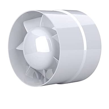 IN-OV - Ventilateur Extracteur d'air, économique 100mm, 12W/130m³, extracteur axial conduit en ligne : salle de bain, cuisine, cave.. Garantie 2ans.