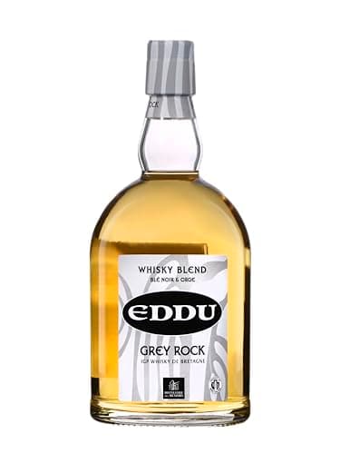 EDDU - Grey Rock - Blended Whisky - Origine : France/Bretagne - Notes de Cannelle et de Fruits : Orange & Abricot - Composé de Blé noir et Orge - 40% Alcool - 70 cl
