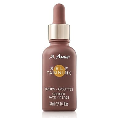M. Asam SUN Self Tanning Drops (30 ml) - Autobronzant Liquide Concentré À Mélanger Avec La Crème Visage, Intensité De Bronzage Ajustable & Résultat Homogène Sans Traces Après Quelques Heures