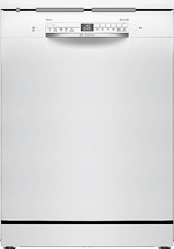 Bosch SMS2HTW02E, Série 2, Lave-vaisselle 60 cm, Pose libre, Blanc