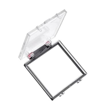 NBEADS Couvercle d'interrupteur à Bouton Poussoir, Couvercle de Bouton D'Alimentation D'Ascenseur Couvercle de Protection Couvercle de Commutateur pour Interrupteur à Bouton-Poussoir, 5.3x4.9cm