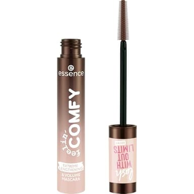 essence feelin' comfy lash WITHOUT LIMITS BROWN EXTREME LENGTHENING & VOLUME MASCARA, allongeant, naturel (13ml)