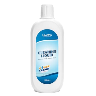 Livatro 500ML Solution nettoyante pour shampouineuse de tapis, À utiliser avec les nettoyeurs de tissus d’ameublement, moquettes, tapis, sièges auto et canapés