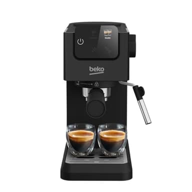 BEKO - Machine Expresso manuelle avec buse vapeur, Noir