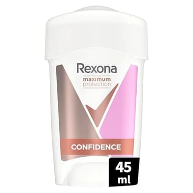 REXONA - Déodorant Femme Confidence - Stick Anti-transpirant - 3x plus efficace contre la transpiration - Protection 96h - 45ml