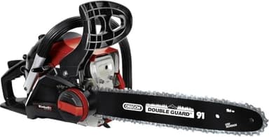 Einhell Tronçonneuse thermique GC-PC 1435 I TC (guide-chaîne et chaîne de qualité OREGON, tension et remplacement sans outil de la chaîne, starter automatique et bouton d’amorçage)