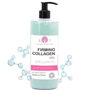 Gel Collagène Marin Bio-Actif Premium Anti-rides | Combler les Rides | Stimulateur de Collagène et Élastine | Raffermissant, Hydratant, Compatible Radiofréquence - 500 ml