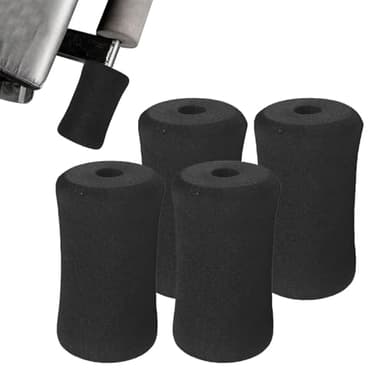 Lot de 4 protections de tube noires en mousse pour banc de musculation, accessoires de gym à domicile, équipement de fitness pour table d'inversion