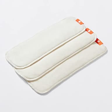 Bambino Mio, Booster Lavable Révolutionnaire, Daily Boost, Lot de 3 boosters ultra doux pour couches lavables, haute absorption