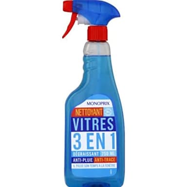 Monoprix Nettoyant Vitres 3 en 1 - La bouteille de 750ml