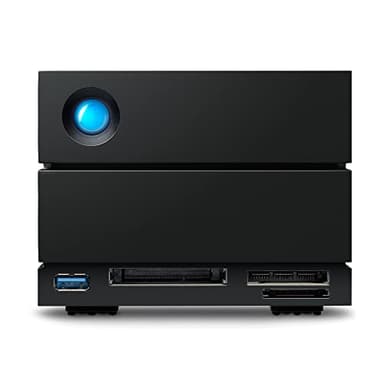 LaCie 2big Dock 16 To, disque dur externe HDD RAID, Thunderbolt 4 compatibles USB 4, services Rescue valables 5 ans (STLG16000400)