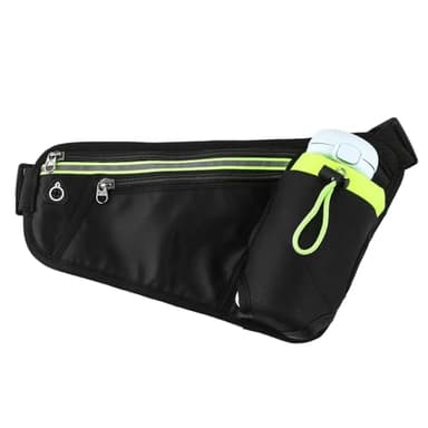 QingWing Ceinture Hydratation Running avec Poche Étanche, Sac Banane Sport Hydratation Homme Femme, Ceinture de Course Imperméable Smartphone pour la Course à Pied, Le Vélo et Le Camping