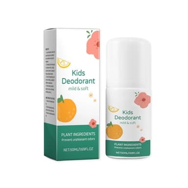Déodorant naturel pour le corps - 50 ml - Coffret cadeau pour enfants et adolescents (1)