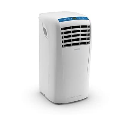 Olimpia Splendid-02265 Dolceclima Compact 8X- Climatiseur portable 3-en-1 : Refroidissement, ventilation, déshumidification, 8 000 Btu/H, 2.1 Kw, Gaz R290, blanc-pour les pièces jusqu'à 60m³