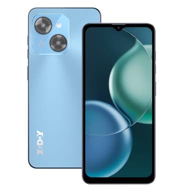 Xgody Mate 70 Téléphone Portable Pas Cher Android 14 12Go(4+8)+128Go/1To Smartphone, 6.52" HD+, 24MP+8MP, 5500mAh Telephone, 4G Dual SIM Smartphone Débloqué, Face ID/GPS/OTG/WiFi 5G (Bleu)