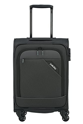 paklite Bagage à Main 4 Roues, Derby, Valise Souple à roulettes élégante, Valise Cabine Souple, Serrure TSA, Fonction d'accrochage, 55 cm, 41 litres