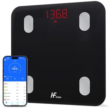 HF 19x Indices de composition corporelle balance pese personne de Graisse iOS et Android App Numérique Intelligente Mesureur de Poids Corporel IMC Bluetooth