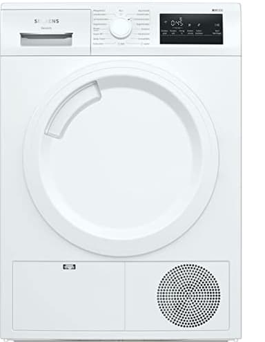 Siemens WT43HV03 iQ300 Sèche-linge pompe à chaleur 7 kg - Programme extérieur - Nettoyage doux - Technologie AutoDry pour protéger vos vêtements - Facile à nettoyer - Filtre easyClean