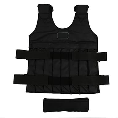 Gilet lesté 20 kg - Gilets lestés pour hommes et femmes Royaume-Uni Tissu Oxford Respirant Vestes de poids Plaques pour l'exercice Course à pied Entraînement Fitness (Gilet seul, poids non inclus)