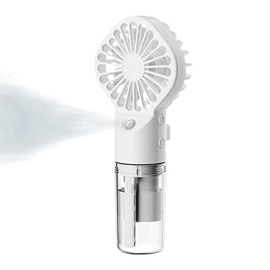 DALIAN Ventilateur Brumisateur Portable Rechargeable par USB - Brumisateur de Refroidissement Extérieur avec 4 Vitesses