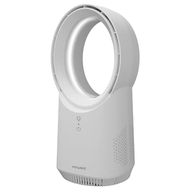 MY WAVE - Ventilateur sans pales silencieux - Couleur Air | USB - Puissance : 6 W | Contrôle tactile | Batterie 2200 mAh | Disponible en 6 couleurs | 30 x 13 x 13 cm | Fonctionnement maximum 2 heures