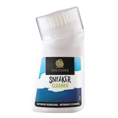 SOLITAIRE Sneaker Cleaner, Nettoyant pour Basket, Elimine saleté et traces, Embout Brosse - Eponge pour nettoyer en profondeur, 75 Ml