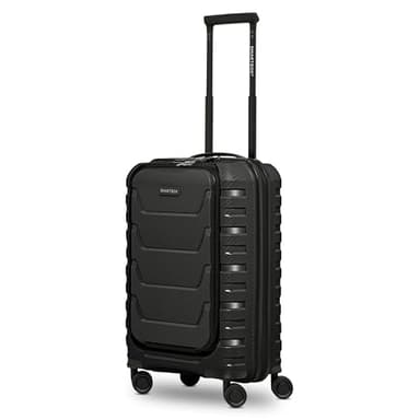 Smartbox Valise Cabine avec Compartiment PC S 55 cm | Trolley Rigide 36×22×55 cm à Ouverture Frontale, 4 Doubles Roues & Serrure TSA | polypropylène léger – Edition 01