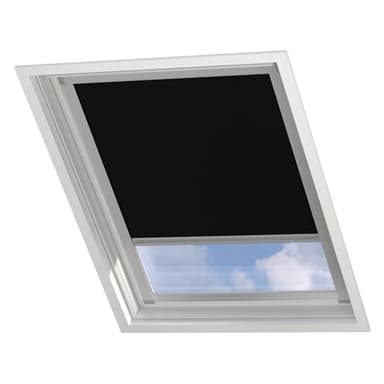 Radeco® Store de fenêtre de Toit - Occultant - Noir - Compatible avec Velux: MK04