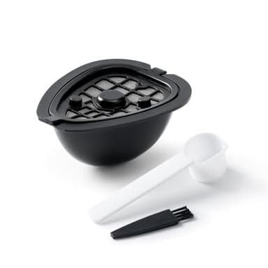 Lizien Dosette de Capsule de Café 2 en 1 pour Machine 9662.62, Dosette de Filtre Rechargeable, Pièces de Rechange, Accessoires Capsule de Café et Thé-B