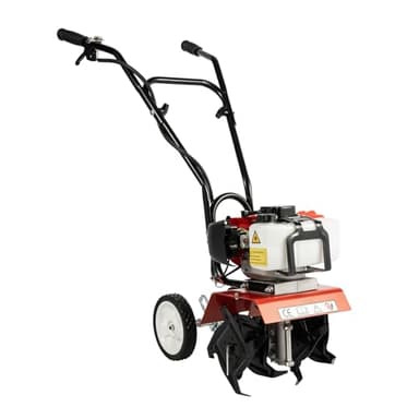 Oxylonty Motoculteur 52 CC 2 Temps 1,9 KW Motoculteur à Roues motrices 6500-7000 TR/Min, idéal pour Le Scarification et l'excavation