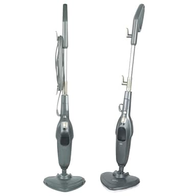 Beldray Nettoyeur à Vapeur – Balai vapeur, Nettoyage sans Produits Chimiques, Tête Précise pour Recoins, Chauffe Rapide, Réservoir d'eau 350 ml, Moquette, Stratifié, Bois, 1300W, BEL01986VDE