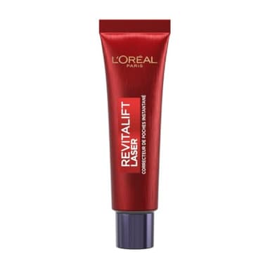 L'Oréal Paris - Soin Contour des Yeux Anti-Âge - Réduit les Rides, Poches, Gonflements et Manque de Fermeté du Contour des Yeux - Tous Types de Peau - Revitalift Laser Eye Bag Instant Eraser - 15 ml
