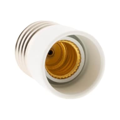 Adaptateur de douille fiche mâle E27 vers fiche femelle E14 - Zenitech