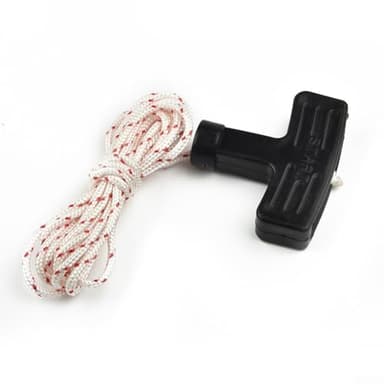 Cordon de démarrage de 2,5 m de long avec poignée pour tondeuse à gazon et outil électrique, construction en nylon résistant de 3 mm de diamètre pour une fiabilité constante