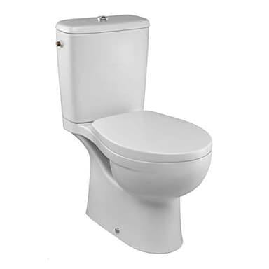 JACOB DELAFON Pack WC Patio sans bride S.V.3/6L abattant standard - Blanc