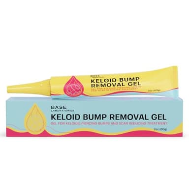 Base Labs Gel Naturel pour Chéloïdes et Bosses de Perçage | Soin Apaisant 60g