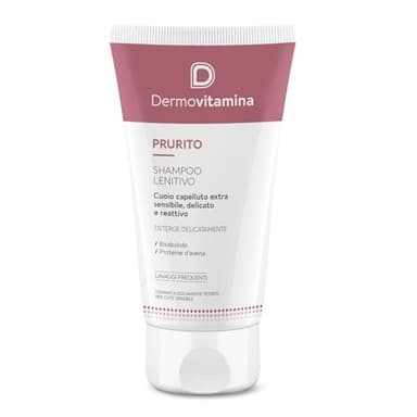 Dermovitamina Démangeaisons Shampooing apaisant 200 ml - Shampooing apaisant - Pour le cuir chevelu extra-sensible et délicat - Un nettoyage doux - Pour hommes et femmes - Avec protéines d'avoine