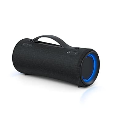Sony SRS-XG300 - Enceinte Bluetooth sans Fil Portable avec Un Son Puissant et des Jeux de lumière pour Les fêtes - étanche, autonomie de 25 Heures, Recharge Rapide et Power Bank Smartphone (Noir)