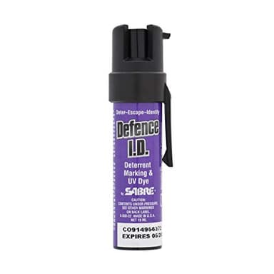 SABRE DID19 Spray de marquage dissuasif dans poche ou sac à main avec UV, DID19