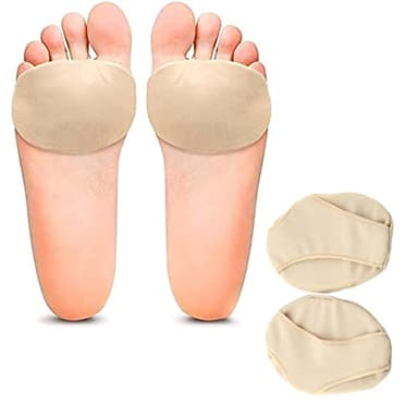 Coussinets de Métatarse gel Pour peau dure Mortons Névroma, Callosités, Métatarsalgie, Douleurs Avant-pied pour Pieds nus ou Porter dans des Chaussures, 1 Paire