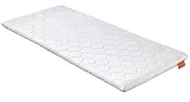 sleepling 194361 surmatelas en Mousse Confort | Ferme et Durable | Fabriqué en UE | Oekotex 100 | Housse Amovible et Lavable | 160 x 200 x 6 cm, Blanc