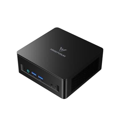 MINISFORUM UM690 Slim Mini PC,AMD Ryzen 9 6900HX Mini Computer (8C/16T, jusqu'à 4,9 GHz), 32 Go DDR5 RAM 1 TB PCIe 4.0 SSD, DP/USB4/HDMI 2.1, 4 x USB Type A,WIFI6E/BT5.3